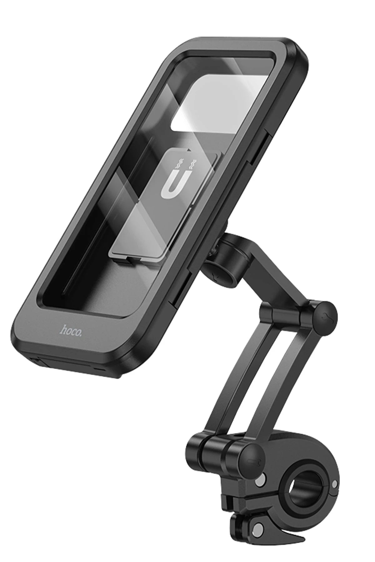 Hoco. CA101 Su Geçirmez Motosiklet Telefon Tutucu - Siyah