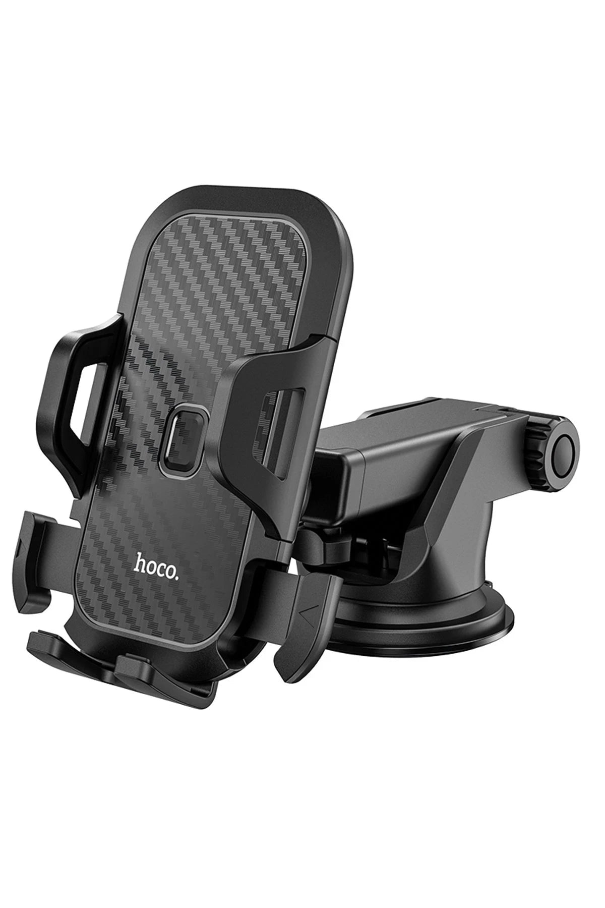 Hoco. CA76 Touareg Vantuzlu Ayarlanabilir Araç Tutucu - Siyah