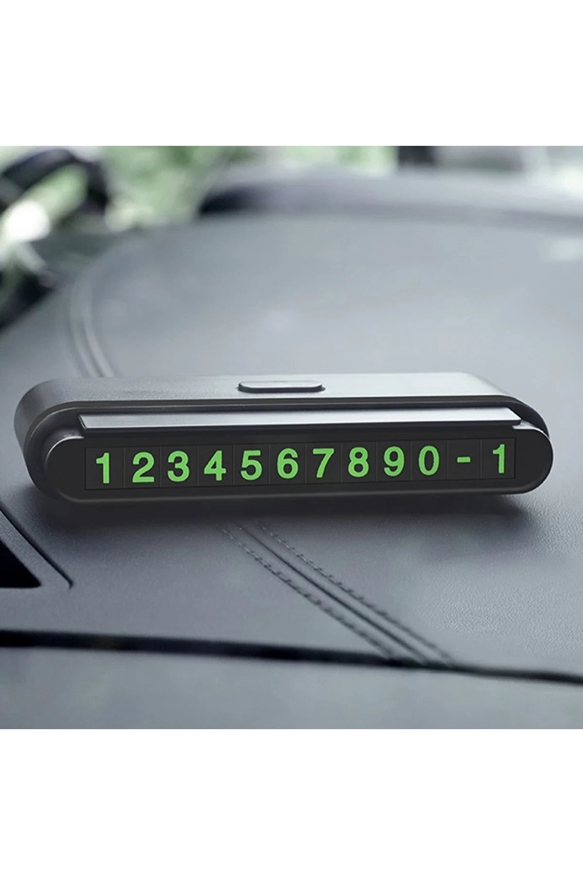 Hoco. CPH19 Yapışkanlı Araç Numaratörü - Siyah