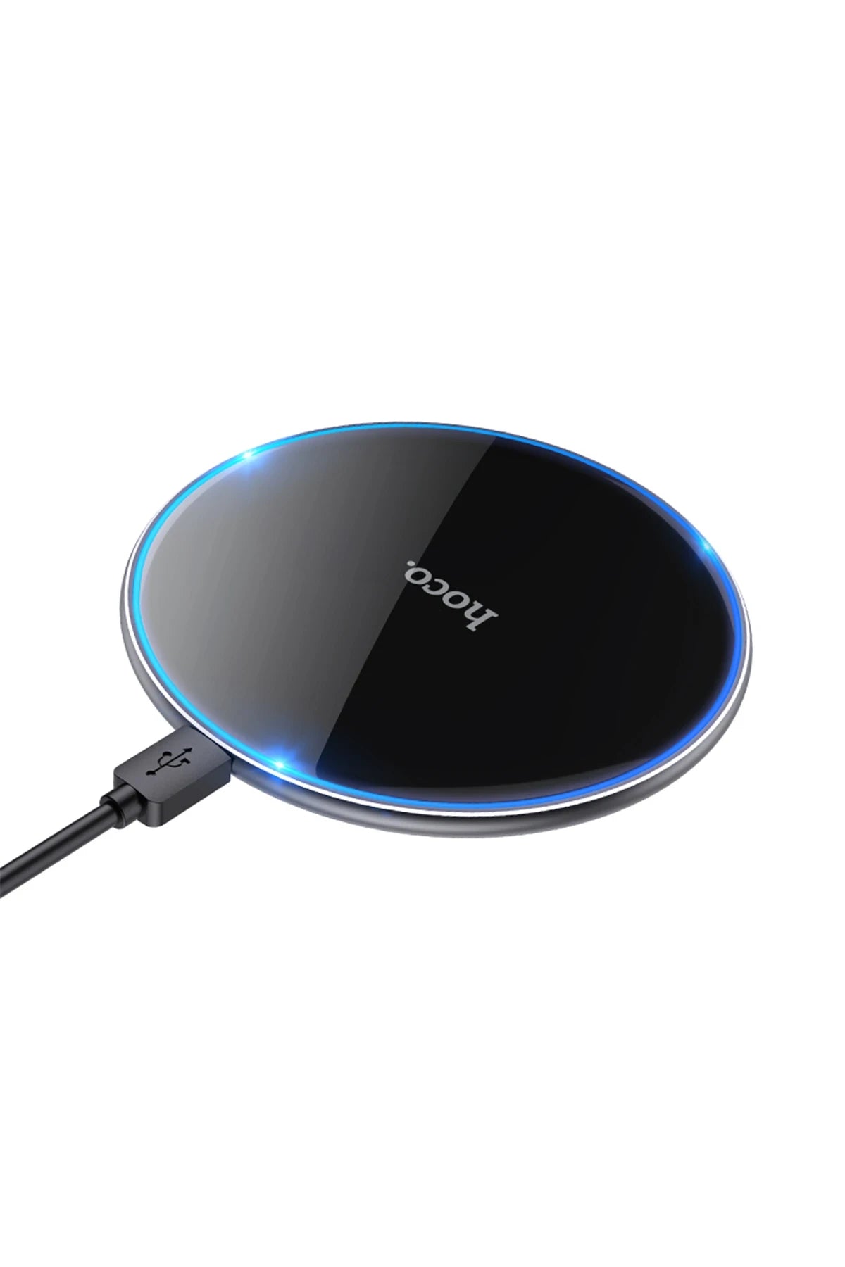 Hoco. CW6 Pro Easy 15W 1M Kablosuz Magsafe Şarj Cihazı - Siyah