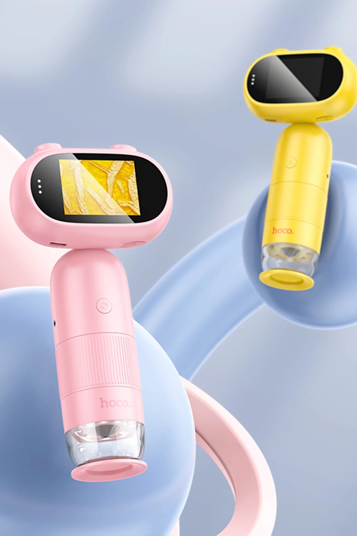 Hoco. DV206 IPS Ekranlı Video Kayıt Özellikli Çocuk Mikroskobu - Sarı