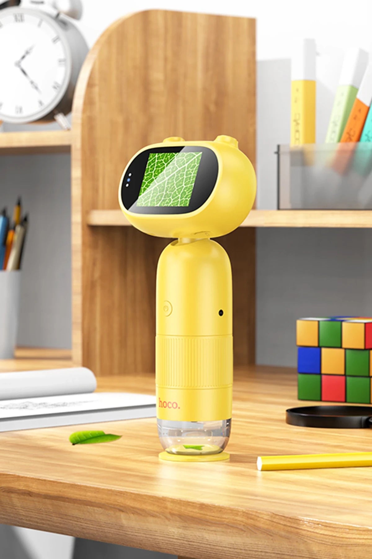 Hoco. DV206 IPS Ekranlı Video Kayıt Özellikli Çocuk Mikroskobu - Sarı