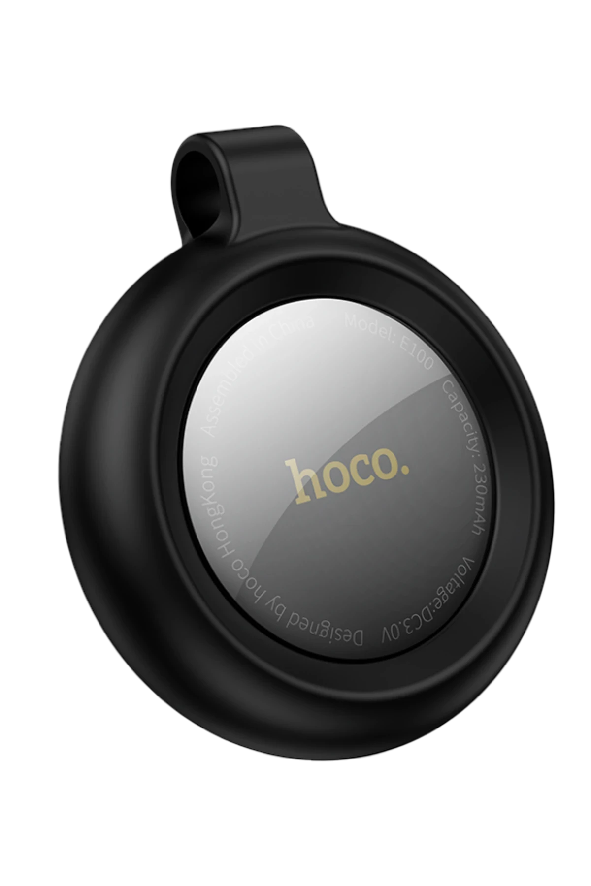 Hoco. E100 Graceful Intelligent Find My Özellikli Anti-Lost AirTag Takip Cihazı - Siyah