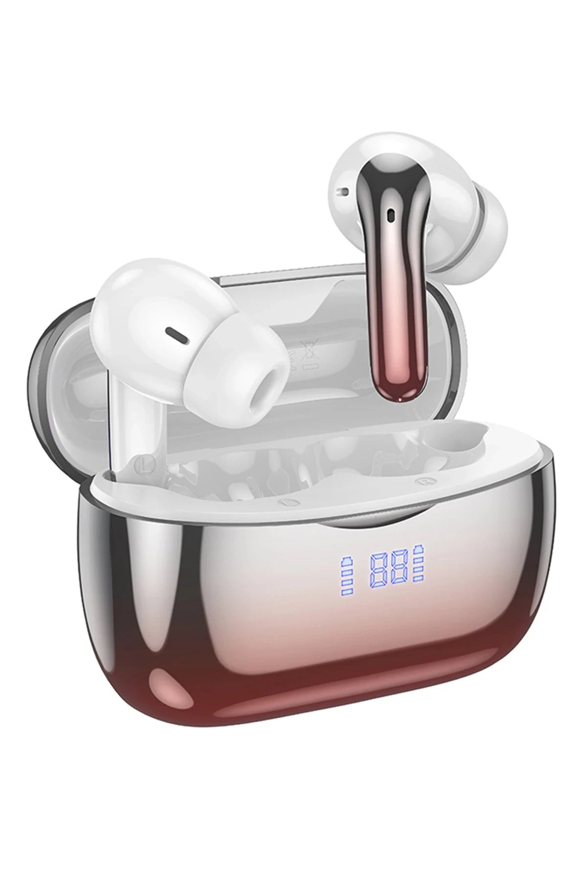 Hoco. EQ16 Aktif Gürültü Engelleyici Özellikli Bluetooth 5.3 Kablosuz TWS Airpods Kulaklık - Kırmızı