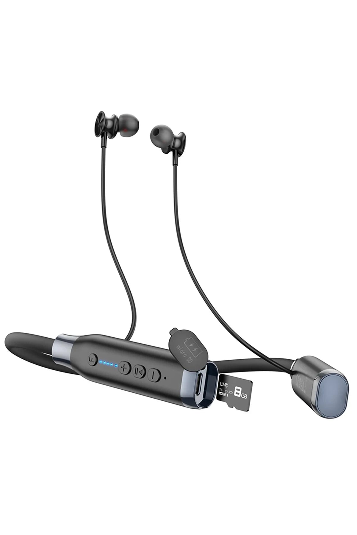 Hoco. ES62 BT 5.3 Gürültü Engelleyici Özellikli Boyun Askılı Bluetooth Kablosuz Kulaklık - Siyah
