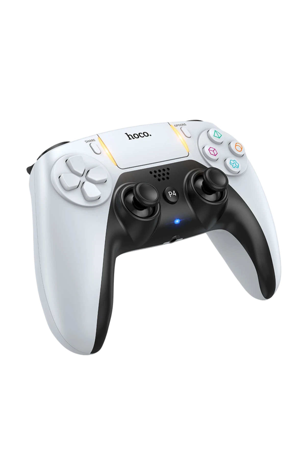 Hoco. GA1 Phoenix Çoklu Platform Uyumlu (PS4 ve PC) Kablosuz Oyun Kolu - Beyaz