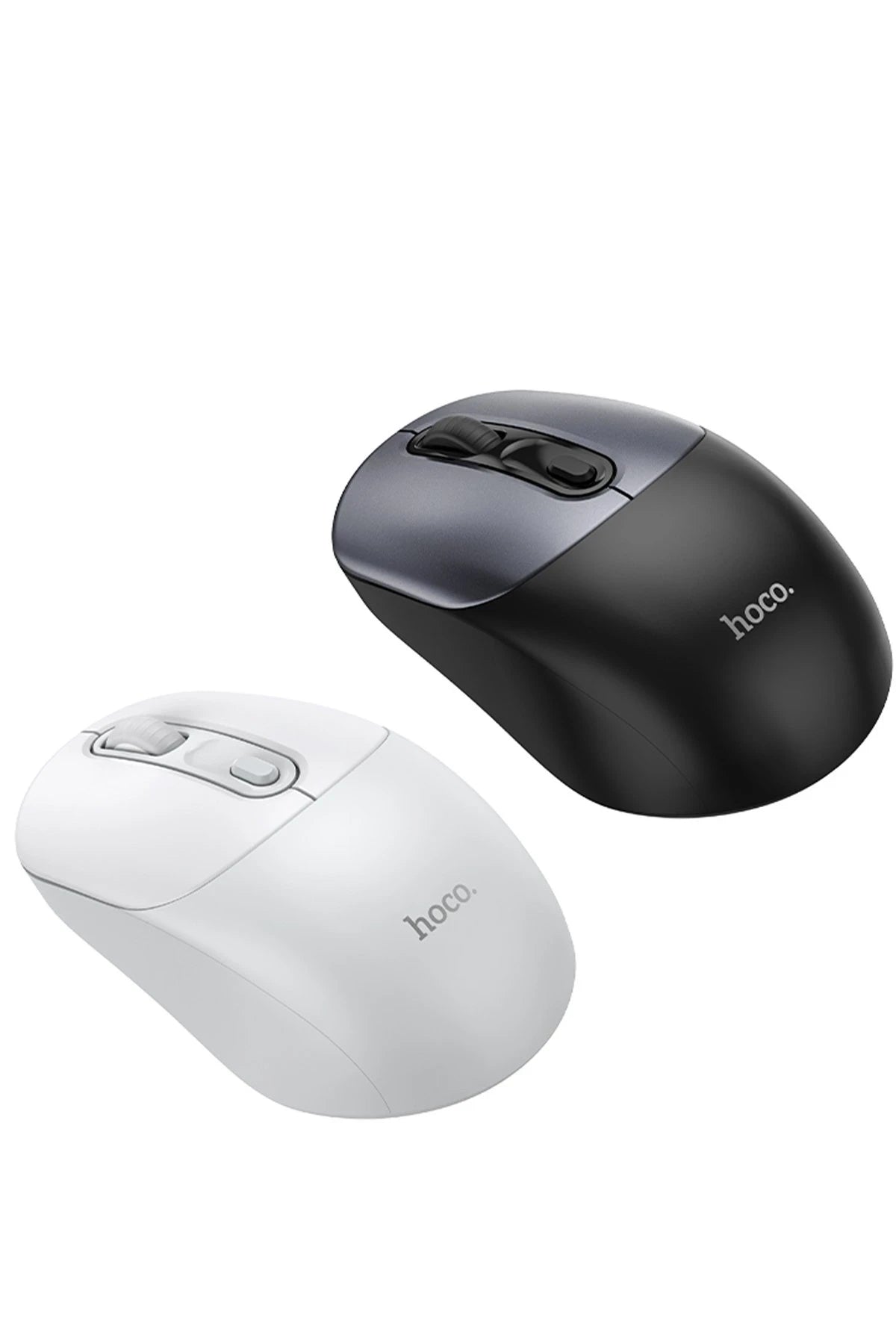 Hoco. GM28 2.4G Business Kablosuz Mouse - Beyaz-Gri