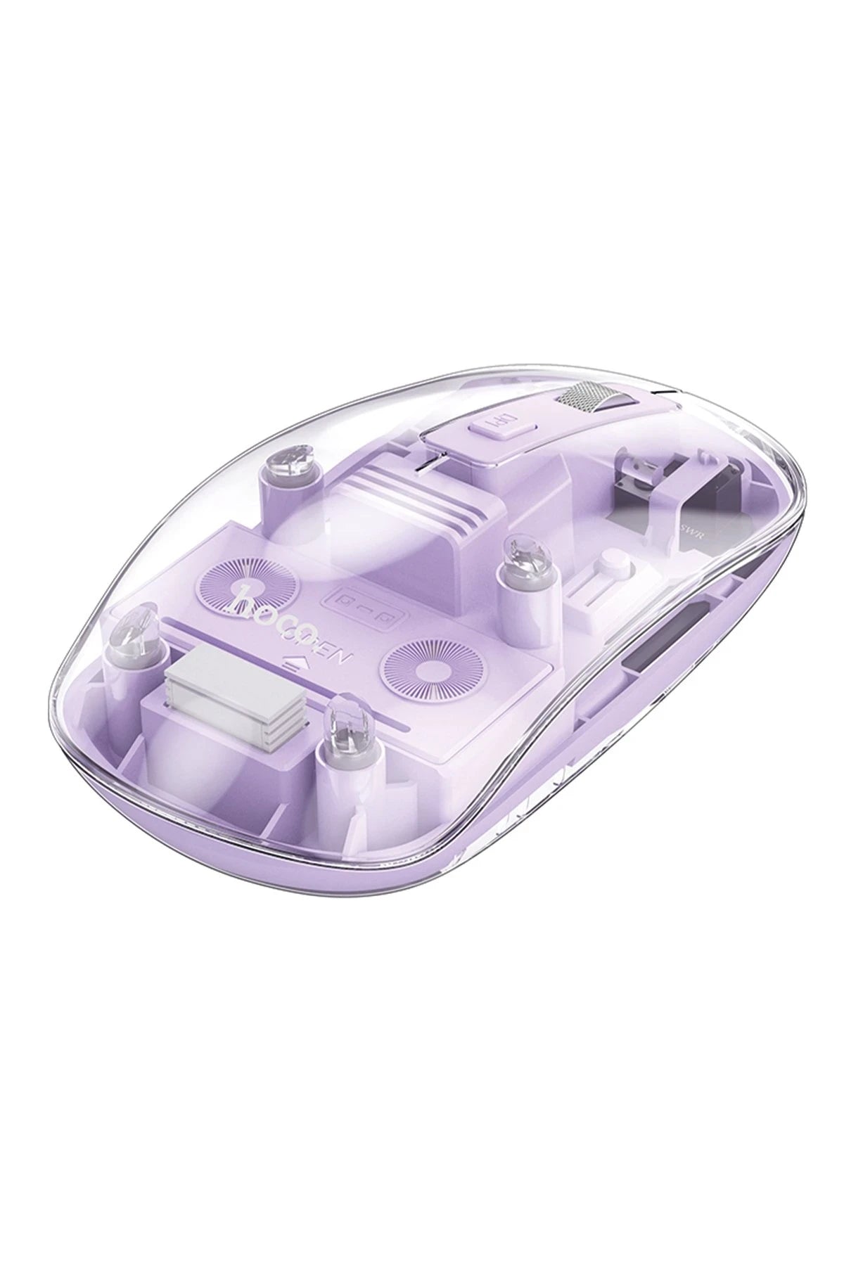 Hoco. GM29 2.4G Mysterious Business Çift Modlu Sessiz Kablosuz Mouse - Mor