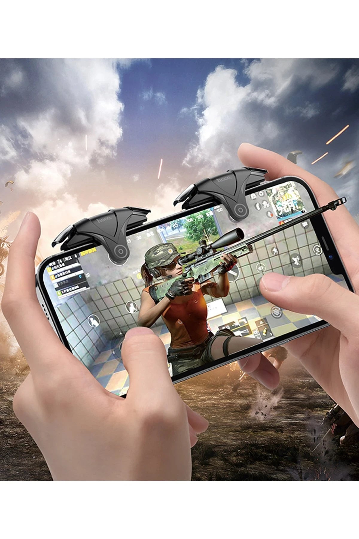 Hoco. GM5 Oyun Tuşu Silikonlu - Gri