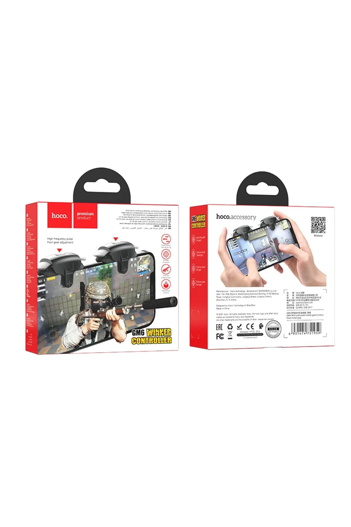 Hoco. GM6 Wild Oyun Tuşu - Siyah