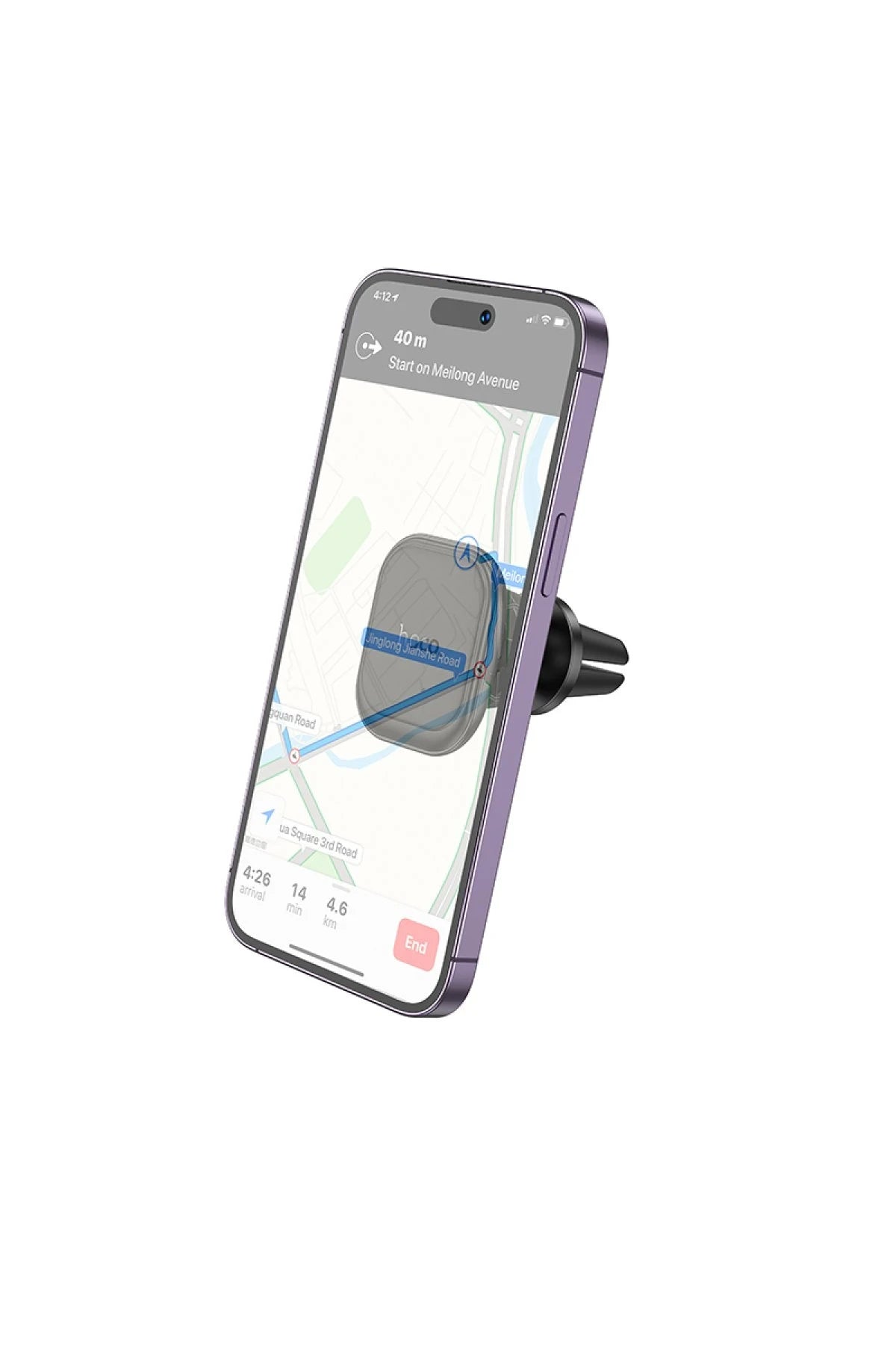 Hoco. H29 Izgara Klipsli Manyetik Araç Tutucu - Siyah