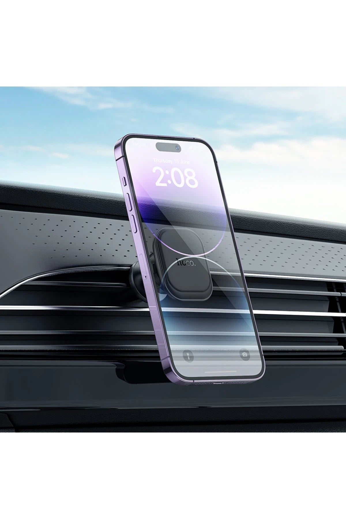 Hoco. H29 Izgara Klipsli Manyetik Araç Tutucu - Siyah