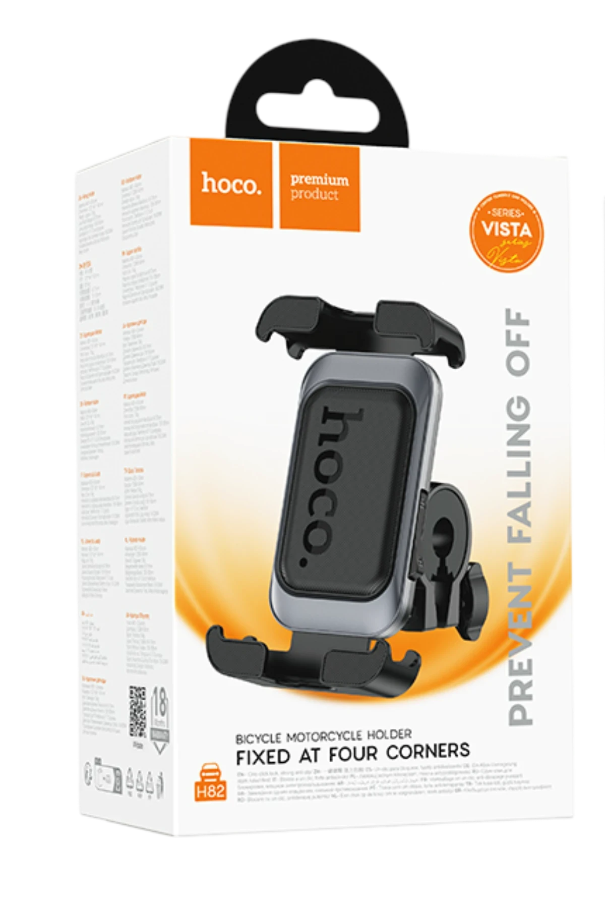 Hoco. H82 Vista Bisiklet ve Motosiklet İçin Universal Telefon Tutucu - Siyah