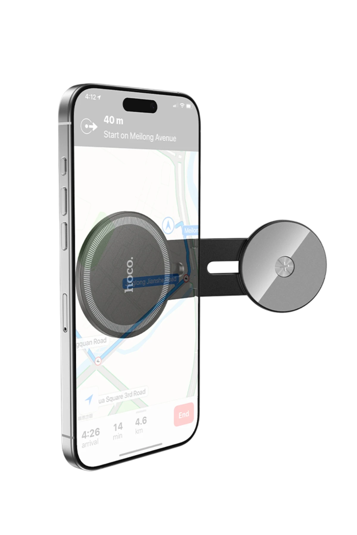 Hoco. H93 Stabil Manyetik Monitör Telefon Tutucu - Siyah