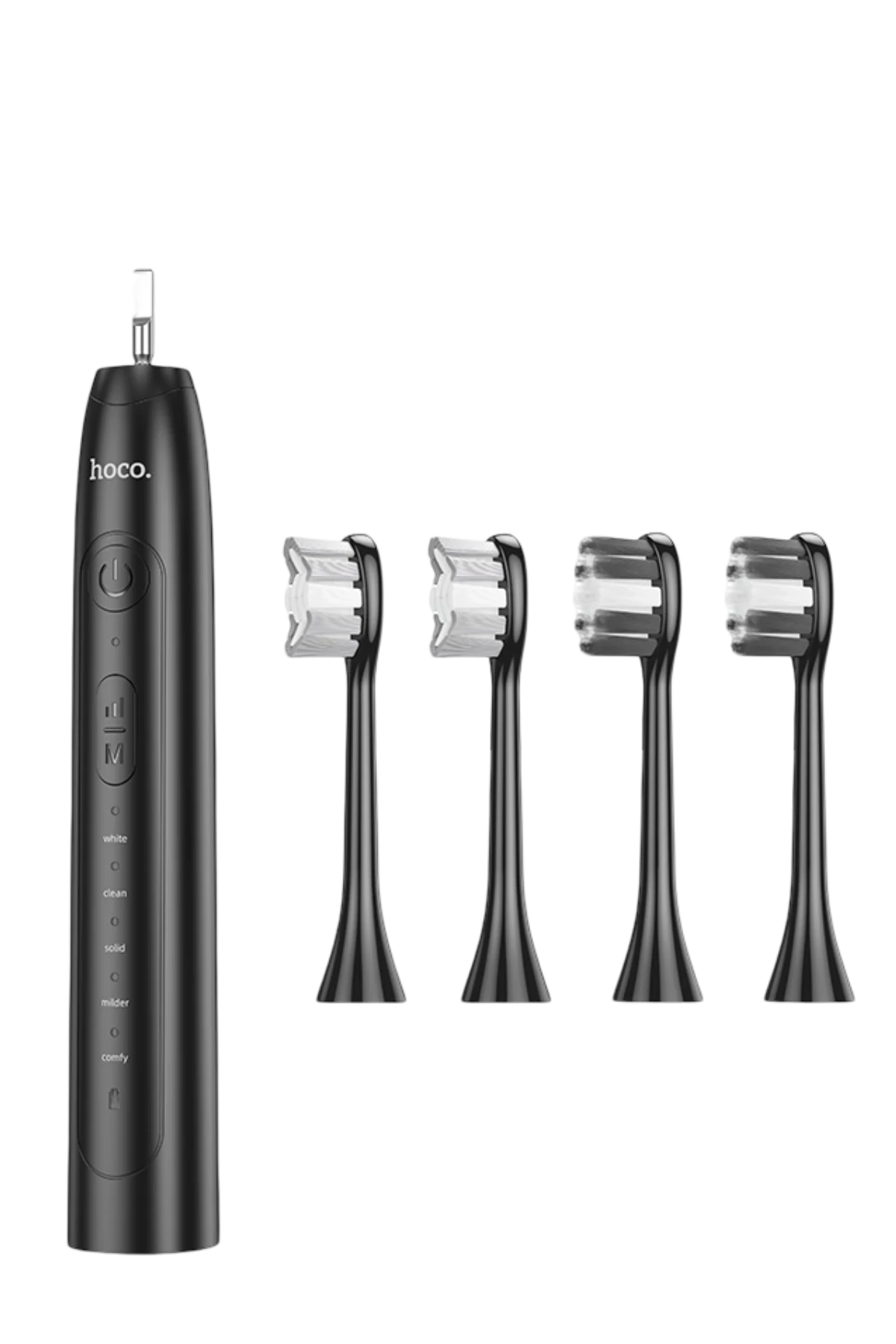 Hoco. HP60 Wave IPX7 Su Geçirmez Özellikli 15 Seviyeli Diş Fırçası - Siyah