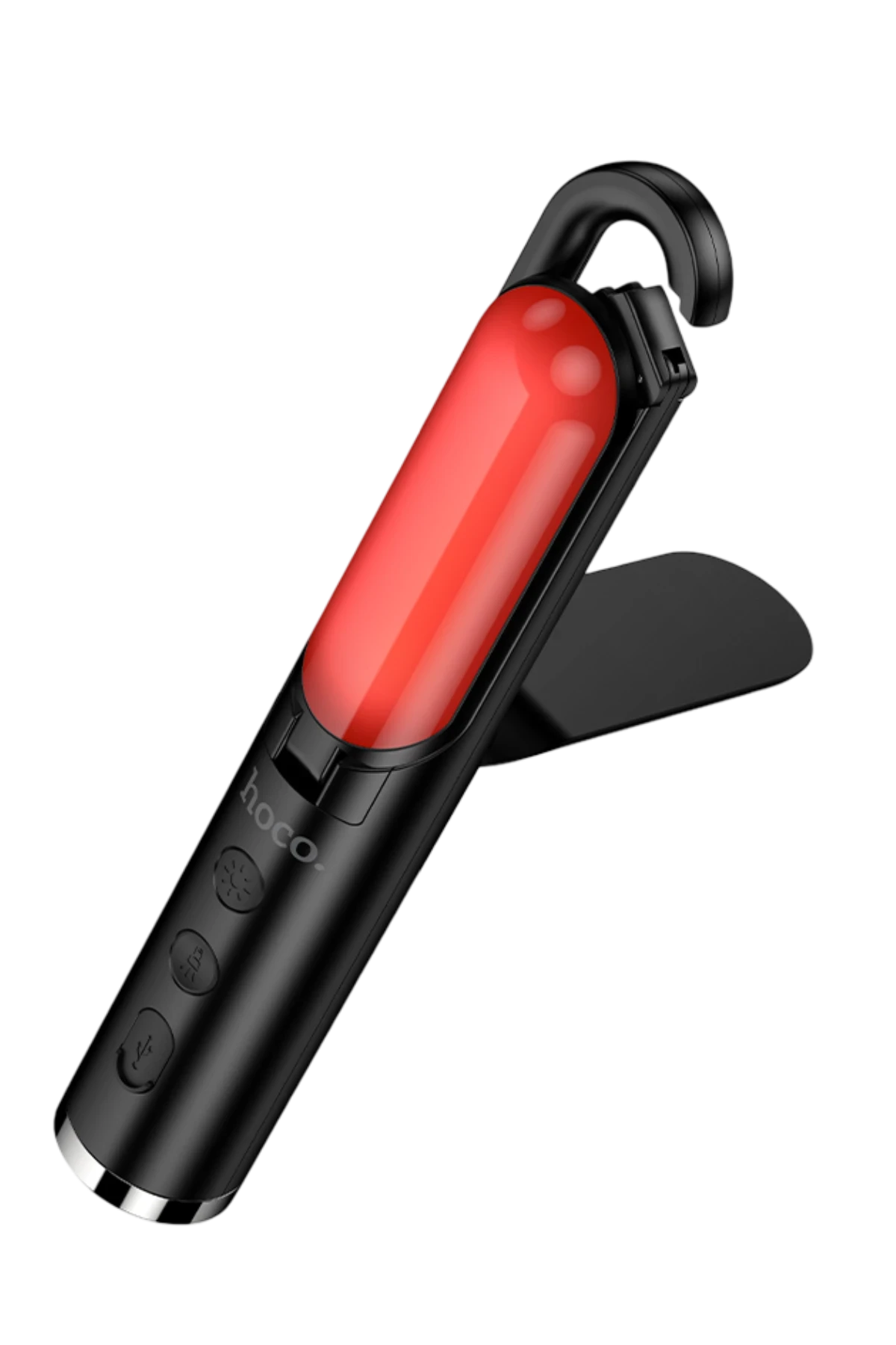 Hoco. HX13 2in1 Çok Fonksiyonlu Kamp Işığı - Siyah