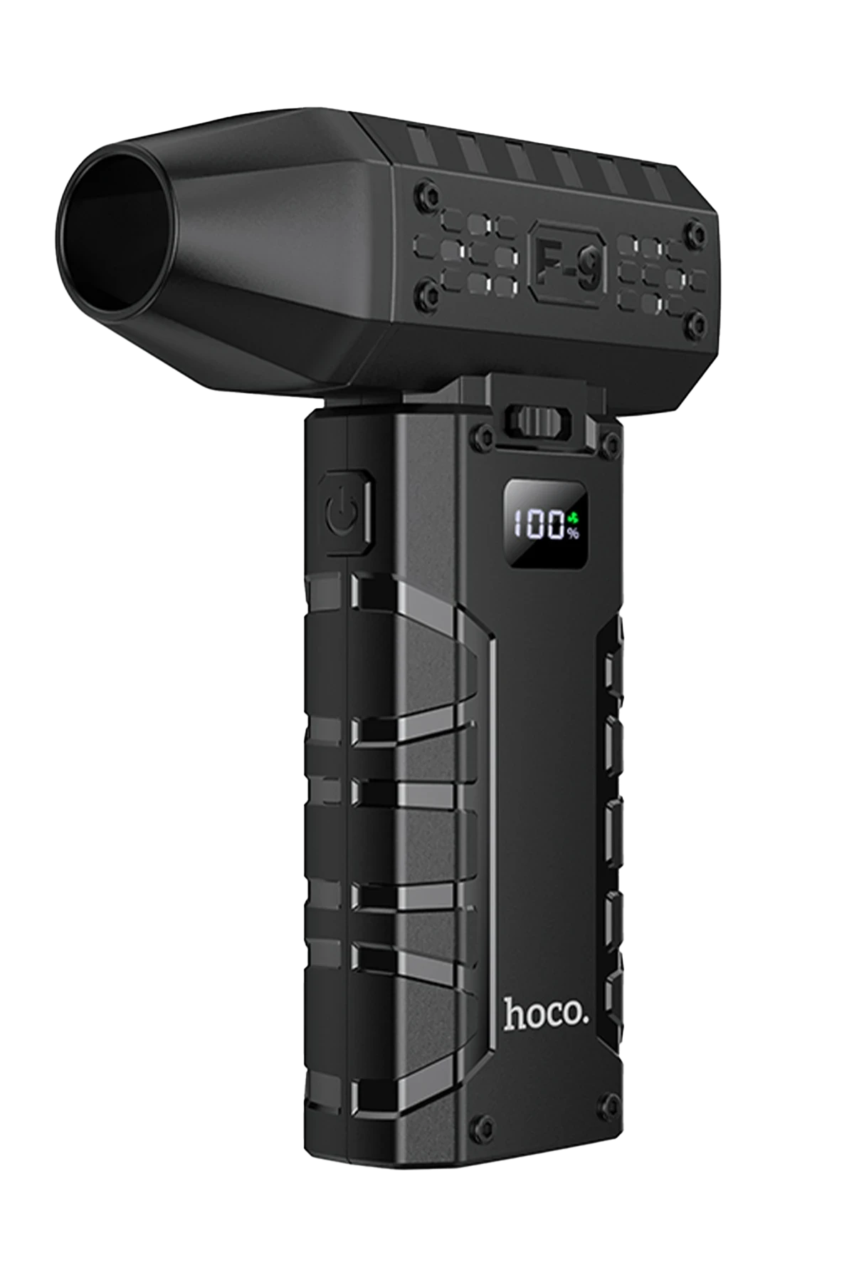 Hoco. HX67 Force Dijital Göstergeli 80.000 RPM Hava Kompresörü - Siyah