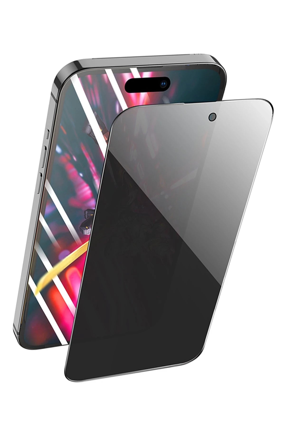 Hoco. iPhone 14 Pro Max 9D Dustproof Hayalet Cam Ekran Koruyucu - Siyah