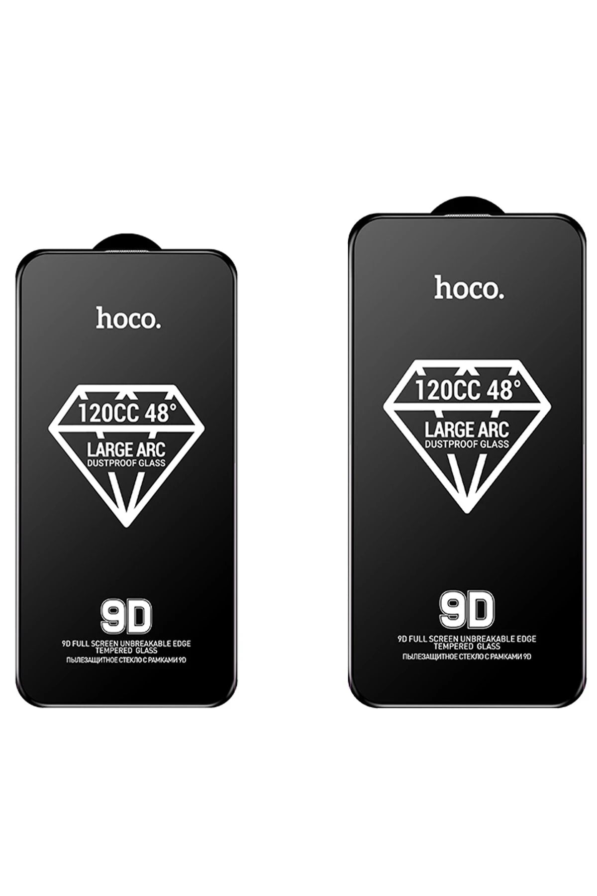 Hoco. iPhone 15 Pro Max 9D Dustproof Cam Ekran Koruyucu - Siyah