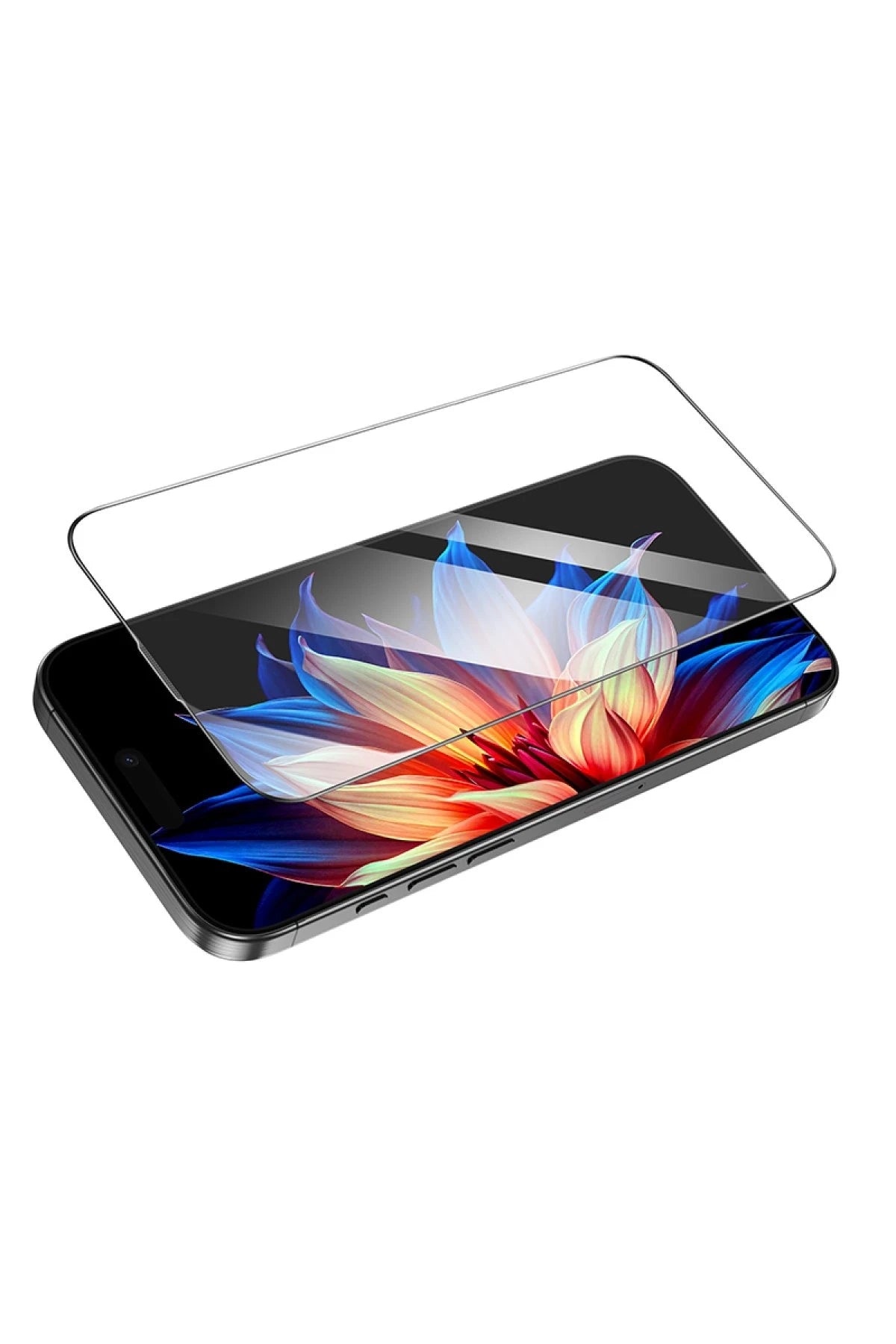 Hoco. iPhone 16 Pro 3D Engraved HD Cam Ekran Koruyucu - Siyah