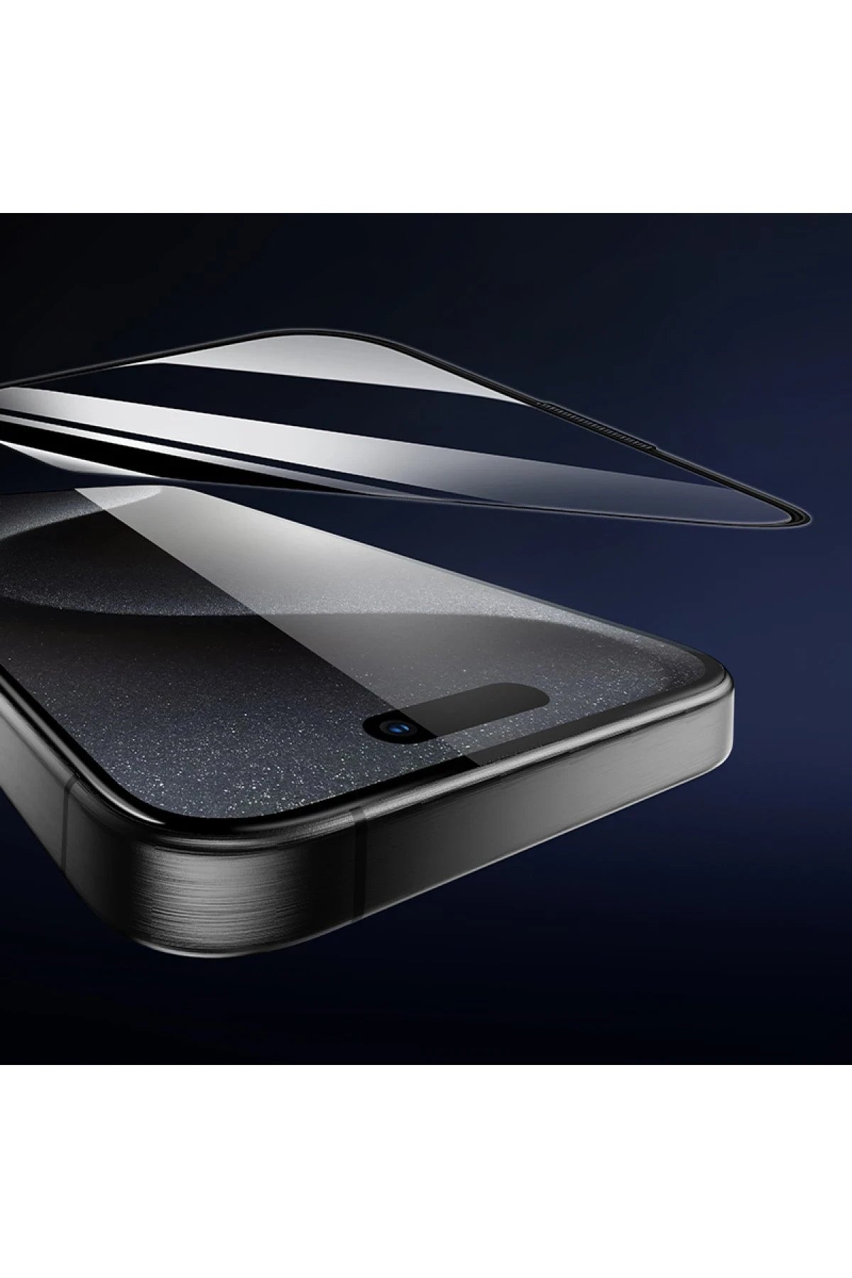 Hoco. iPhone 16 Pro Max 3D Engraved HD Cam Ekran Koruyucu - Siyah