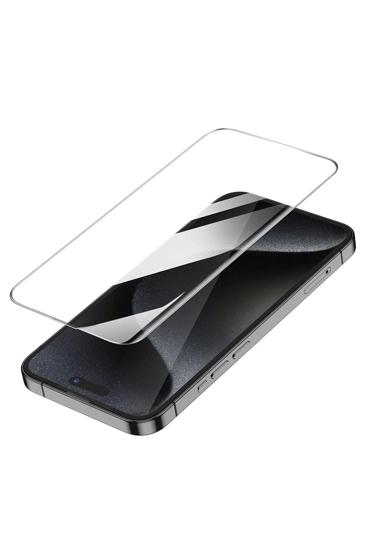 Hoco. iPhone 16 Pro Max 3D Full Screen HD Cam Ekran Koruyucu - Siyah