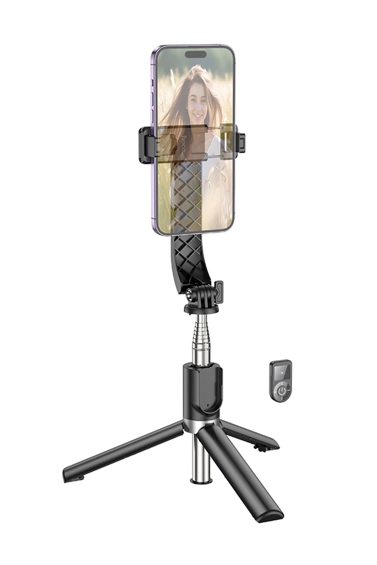 Hoco. K20 BT 4.2 1M Broadcast Holder Selfie Çubuğu - Siyah