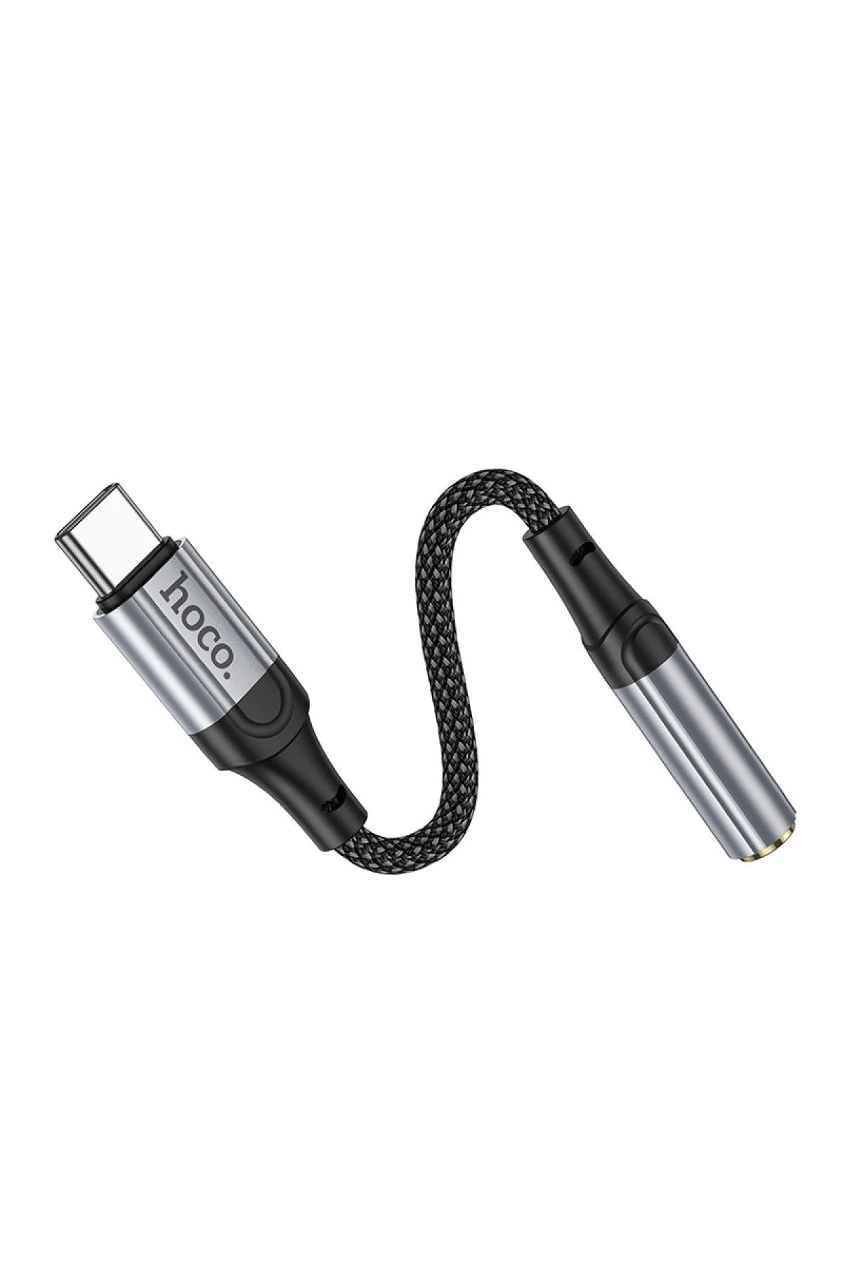 Hoco. LS36 Type-C to Aux Dönüştürücü - Siyah