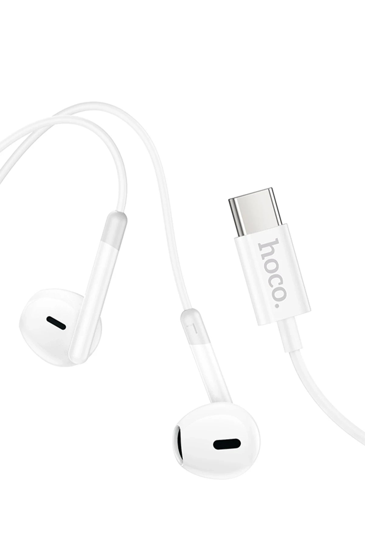Hoco. M109 Type-C Mikrofonlu Kablolu Kulaklık - Beyaz