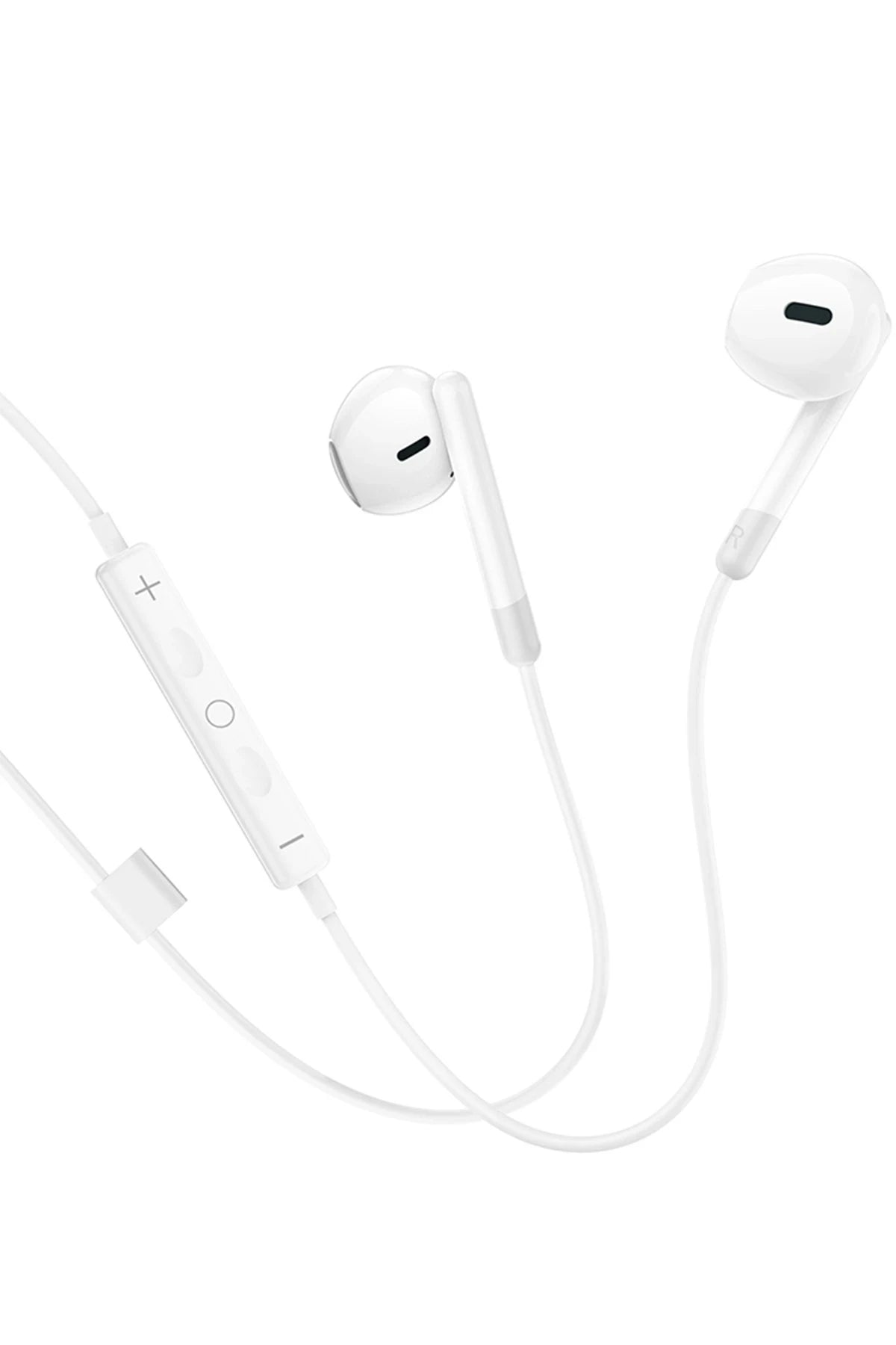 Hoco. M109 Type-C Mikrofonlu Kablolu Kulaklık - Beyaz