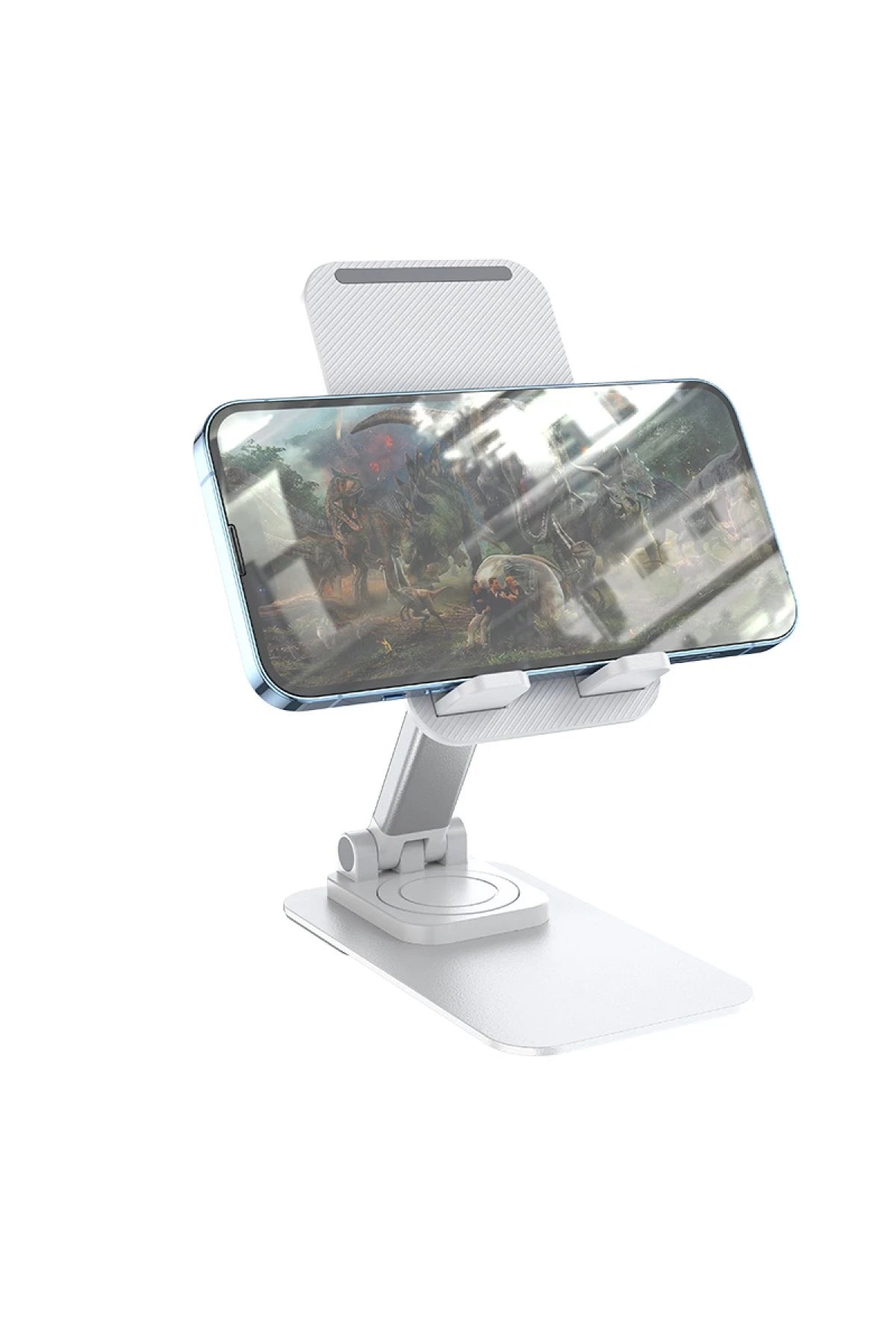 Hoco. PH50 Ayarlanabilir Katlanabilir Masaüstü Telefon Tablet Tutucu - Beyaz