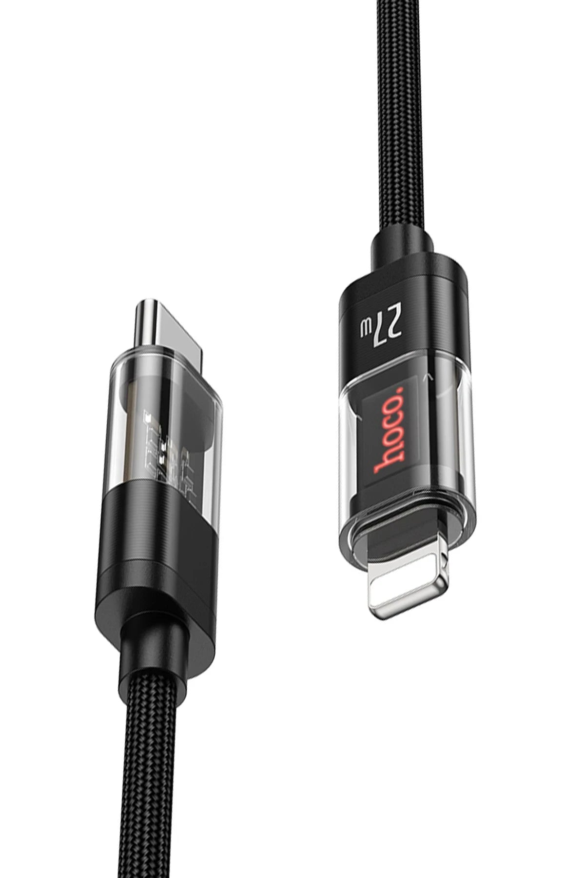 Hoco. U116 1.2M PD Type-C to Lightning Şarj Data Kablosu - Siyah