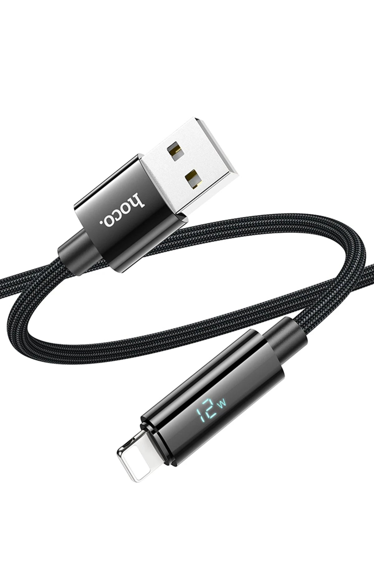 Hoco. U125 1.2M Benefit USB to Lightning Şarj Data Kablosu - Siyah