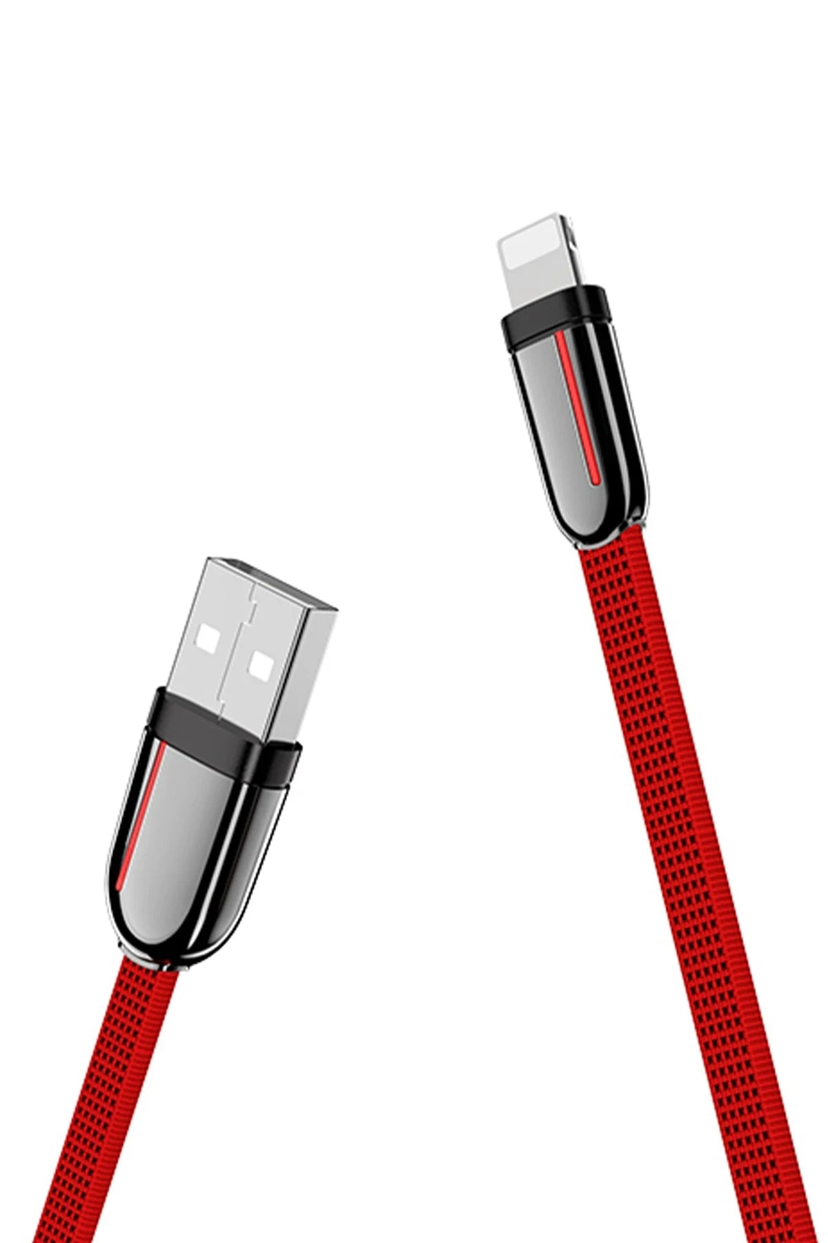 Hoco. U74 USB to Lightning Şarj Data Kablosu - Kırmızı