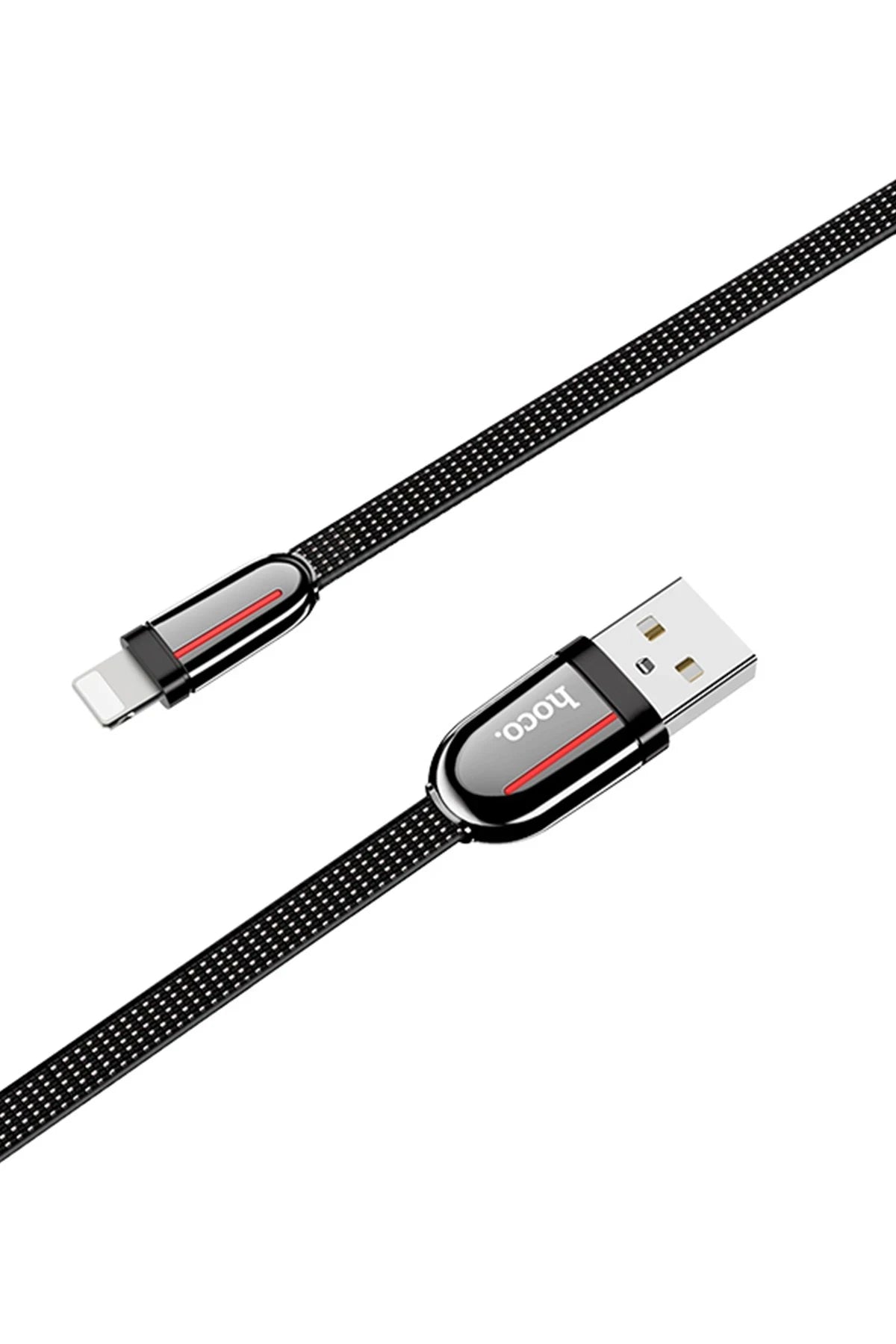 Hoco. U74 USB to Lightning Şarj Data Kablosu - Siyah