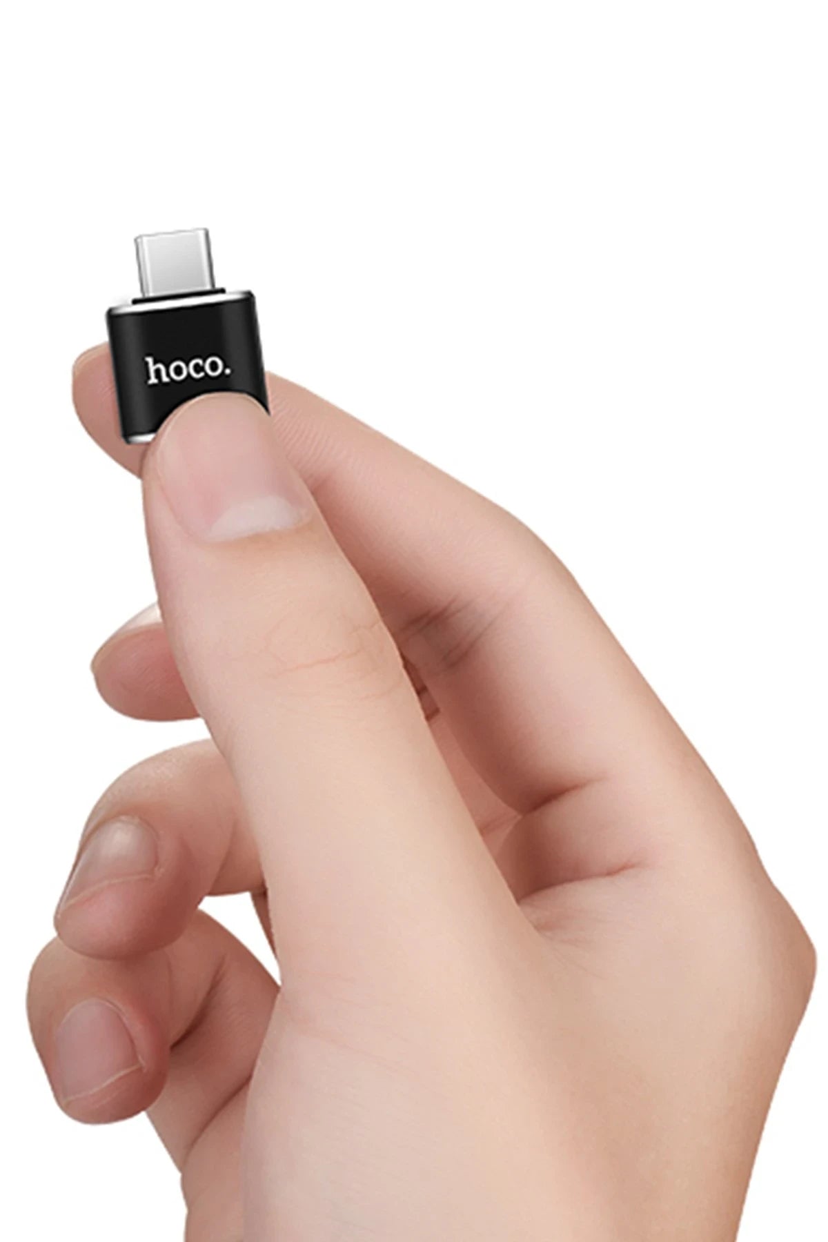 Hoco. UA5 Tak Çalıştır Type-C to USB Dönüştürücü - Siyah