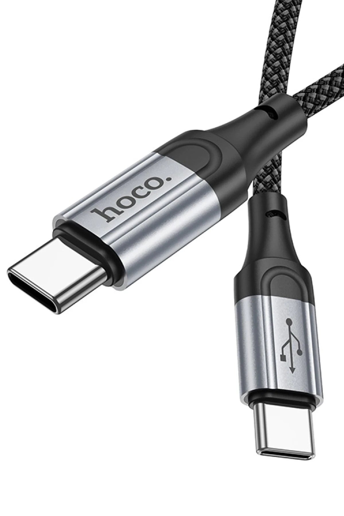 Hoco. X102 Fresh 1M 60W Type-C to Type-C PD Hızlı Şarj Data Kablosu - Siyah