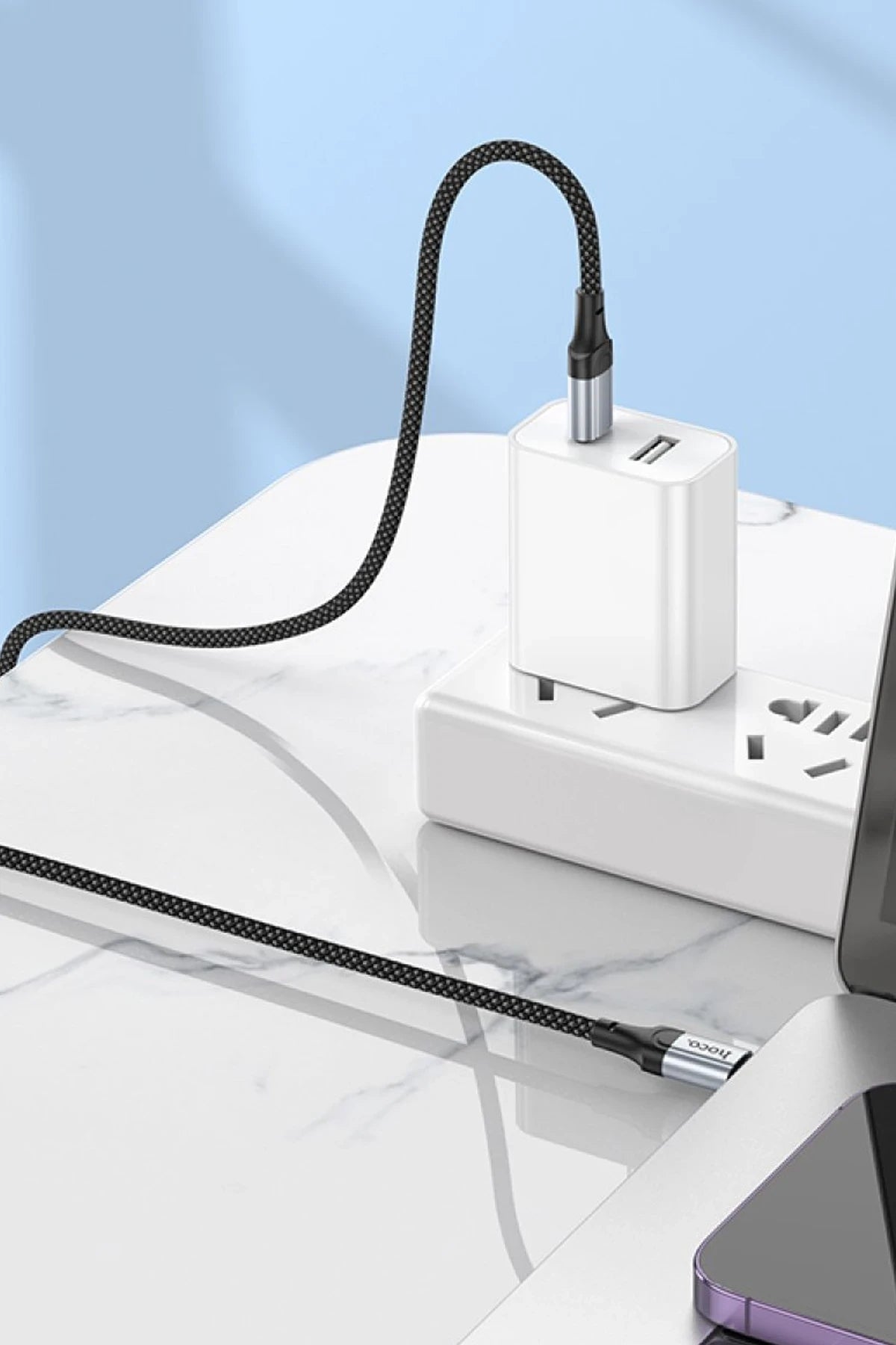 Hoco. X102 Fresh 1M 60W Type-C to Type-C PD Hızlı Şarj Data Kablosu - Siyah