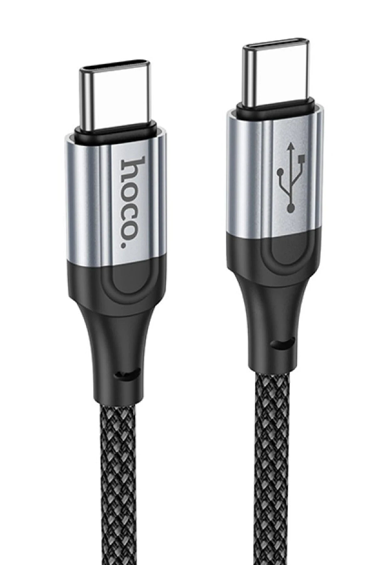 Hoco. X102 Fresh 1M 60W Type-C to Type-C PD Hızlı Şarj Data Kablosu - Siyah