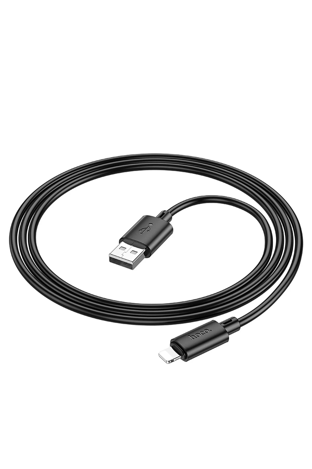Hoco. X88 1M USB to Lightning Şarj Data Kablosu - Siyah