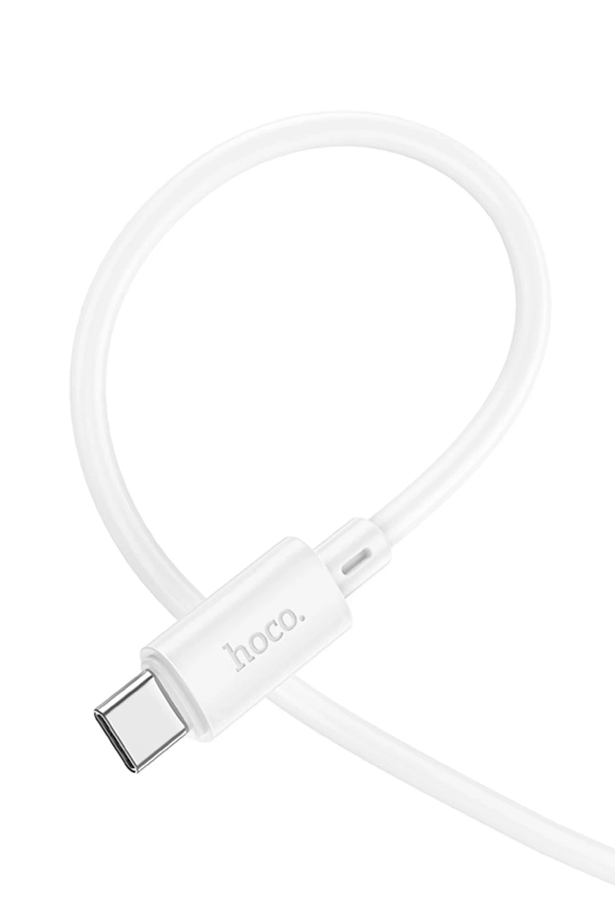 Hoco. X88 1M USB to Type-C Şarj Data Kablosu - Beyaz