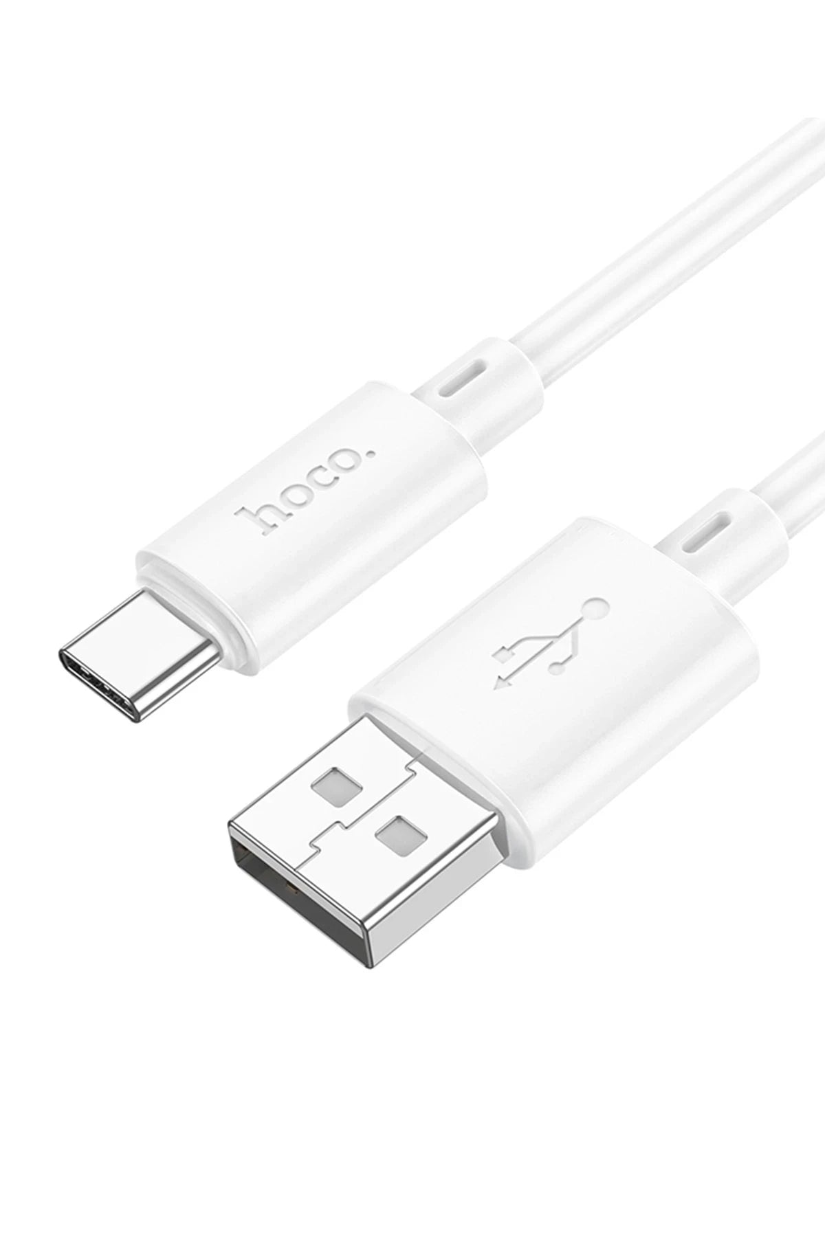 Hoco. X88 1M USB to Type-C Şarj Data Kablosu - Beyaz