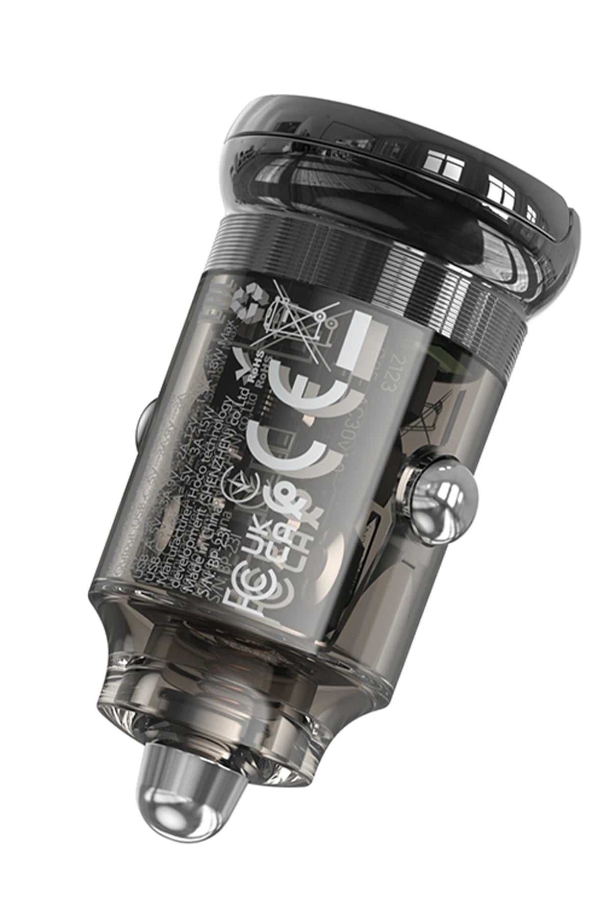 Hoco. Z53A PD 30W Type-C ve USB Çıkışlı Araç Şarjı - Siyah