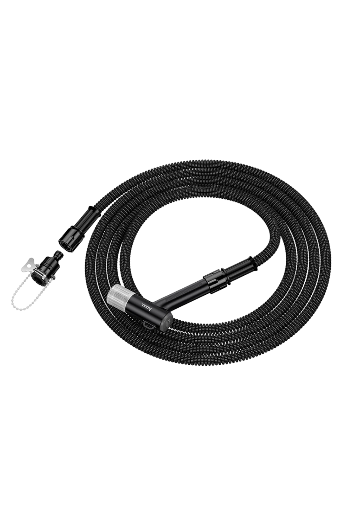 Hoco. ZP17 Meihao Basınçlı Doğrudan Enjeksiyon 15m Hortumlu Su Tabancası - Siyah