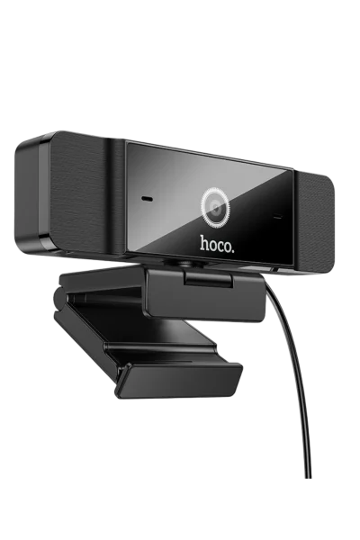 Hoco. D100 1080P 2MP Mikrofonlu USB Web Kamera - Siyah