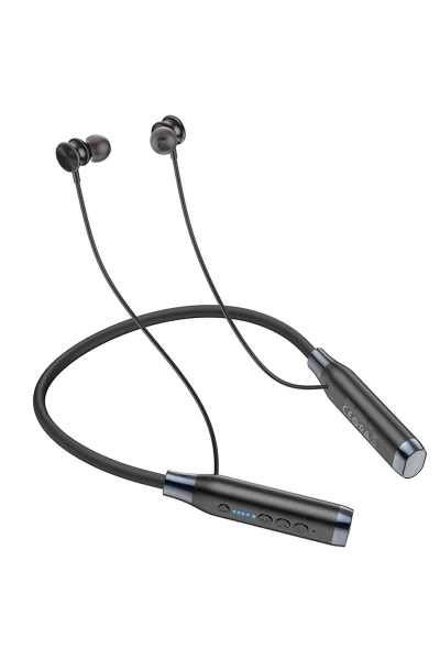 Hoco. ES62 BT 5.3 Gürültü Engelleyici Özellikli Boyun Askılı Bluetooth Kablosuz Kulaklık - Siyah