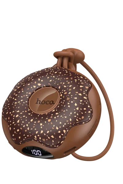 Hoco. J168 Donut Çift Taraflı Isıtmalı El Isıtıcı - Kahverengi