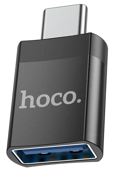 Hoco. UA17 Tak Çalıştır Type-C to USB 3.0 Dönüştürücü - Siyah