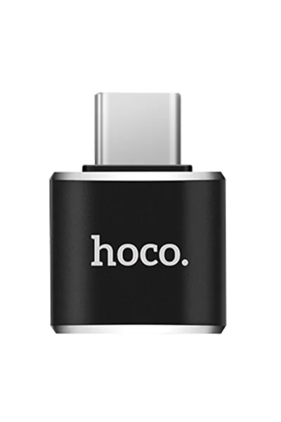 Hoco. UA5 Tak Çalıştır Type-C to USB Dönüştürücü - Siyah