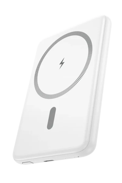 Hoco. J140A Tony 5.000 mAh PD 20W Ultra İnce Magsafe Powerbank - Beyaz